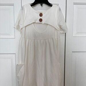 Remie Girl Janie Dress - Ivory - Size 6